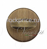 Фиксатор поворотный на круглом основании Fratelli Cattini WC 7-BY матовая бронза